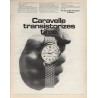 1969 Caravelle Watch Ad "transistorizes time"