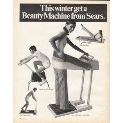 1969 Sears Beauty Machine Ad "get a Beauty Machine"
