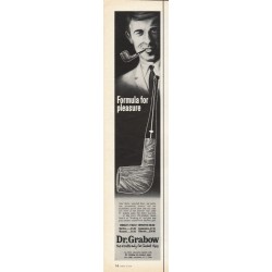 1969 Dr. Grabow Pipes Ad "Formula for pleasure"