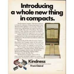 1969 Clairol Hairsetters Ad "new thing in compacts"