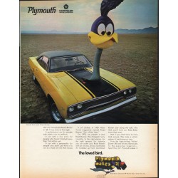 1970 Plymouth Road Runner Ad "The loved bird" ~ (model year 1970)