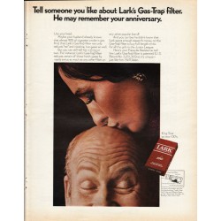 1969 Lark Cigarettes Ad "Tell someone you like"