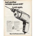 1969 Sears Craftsman Drill Ad "Look again"