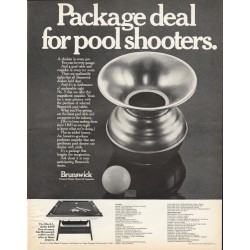 1969 Brunswick Pool Table Ad "Package deal"