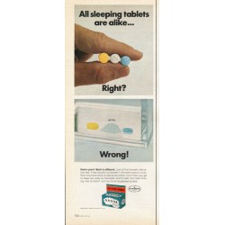 1969 Nytol Sleeping Tablet Ad "All sleeping tablets"
