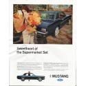 1966 Ford Mustang Ad "Sweetheart of the Supermarket Set" ~ (model year 1966)
