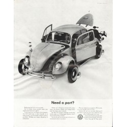 1967 Volkswagen Ad "Need a part?" ~ (model year 1967)