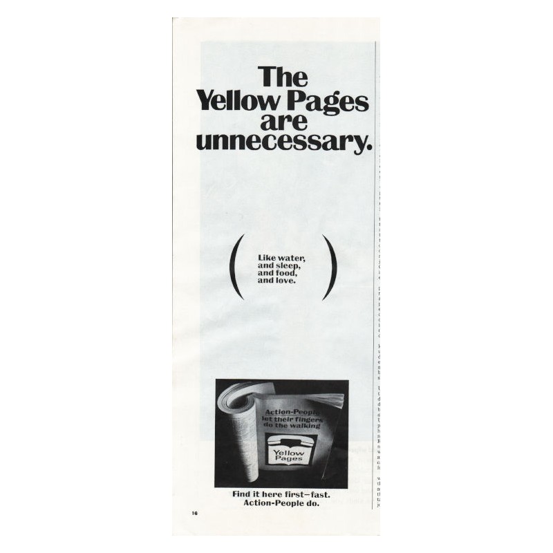 yellow pages book cover