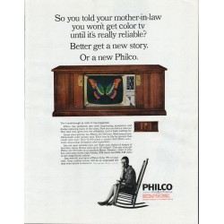 1966 Philco Television Ad "your mother-in-law"