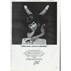 1966 American Cancer Society Ad "who was cancer"