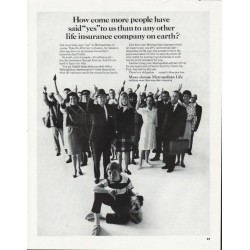 1966 Metropolitan Life Insurance Ad "more people have said "yes""