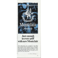 1966 Montclair Cigarettes Ad "just enough"