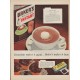 1955 Baker's Chocolate Ad "Chocolate makes it good"