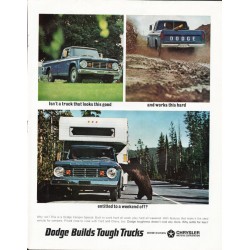 1967 Dodge Camper Special Ad "a weekend off" ~ (model year 1967)
