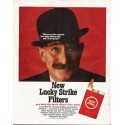 1966 Lucky Strike Cigarettes Ad "I'll eat my hat"