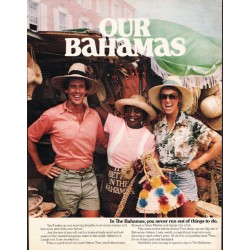 1981 Bahamas travel Ad "Our Bahamas"
