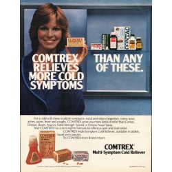 1981 Comtrex Cold Reliever Ad "relieves more cold symptoms"
