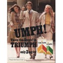 1981 Triumph Cigarettes Ad "UMPH!"
