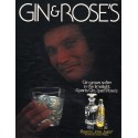 1981 Rose's Lime Juice Ad "Gin & Rose's"