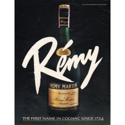 1981 Rémy Martin Cognac Ad "the first name"