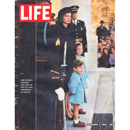 1963 LIFE Magazine Cover Page ~ December 6, 1963