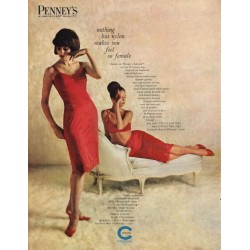 1963 Penney's Ad "nothing but nylon"