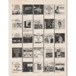 1963 Columbia Records Ad "sounds of Columbia Records"