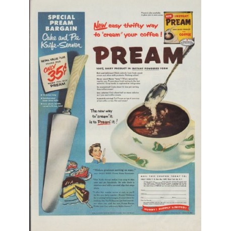 1955 Pream Ad "easy thrifty way"