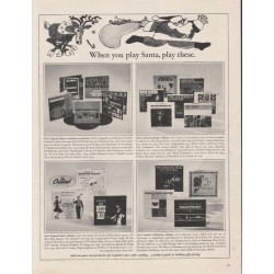 1963 Capitol Records Ad "play Santa"