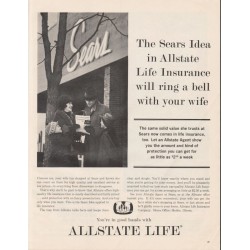 1963 Allstate Life Insurance w/ Sears Ad "the Sears idea"