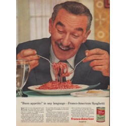 1955 Franco-American Ad "Buon appetito"