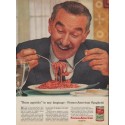 1955 Franco-American Ad "Buon appetito"