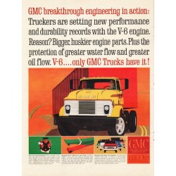 1963 GMC Trucks Ad "breakthrough engineering"