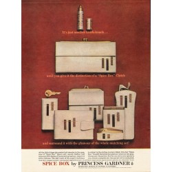 1963 Princess Gardner Ad "spice box"