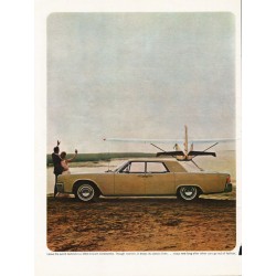 1963 Lincoln Continental Ad "Leave the world behind" ~ (model year 1964)