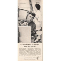 1963 Equitable Life Assurance Ad "have an income"