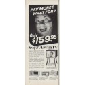 1955 Arvin TV Ad "Pay More?"