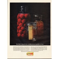 1963 Mrs. Filbert's Margarine Ad "carefully preserved reputation"