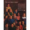 1963 Bell Telephone System Ad "children at Christmas"