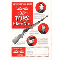 1951 Marlin Firearms Ad "top gun editors"