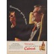 1955 Calvert Whiskey Ad "Smoother going down"