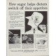 1961 Sugar Information Inc. Ad "sugar helps dieters"