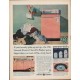 1961 General Electric Ad "If your laundry piles up"