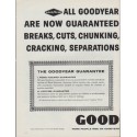 1961 Goodyear Ad "Guaranteed Against Blowouts"