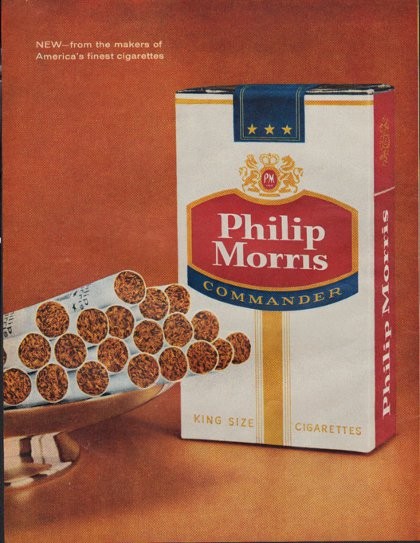 1961 Philip Morris Vintage Ad 