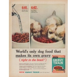 1961 Gravy Train Ad "makes its own gravy"