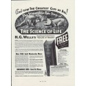 1937 Literary Guild Of America Ad "The Science Of Life"