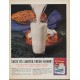1961 Carnation Milk Ad "Taste its lighter, fresh flavor !"