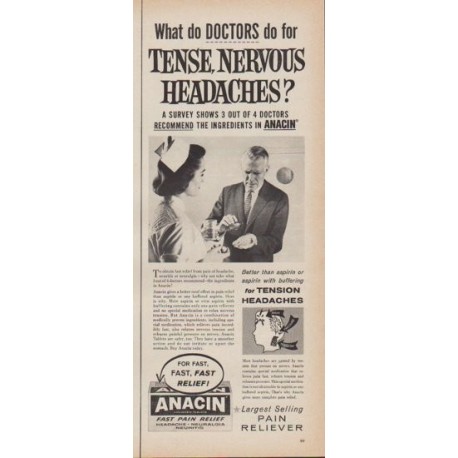 1961 Anacin Ad "What do Doctors do"