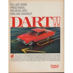 1961 Dodge Ad "Dart!!"